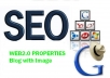 Create 25 Authority Web2 Blog with Image, Manual SEO Link Wheel