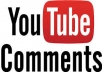 YouTube Custom 15 Comments in Your Video only 