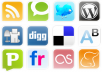 submit your site URL to Social Bookmarking site (250+ sites) 