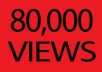 give you 80,000 youtube views real and safe within 12hrs just