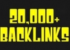 use scrapebox to build more than 20000 backlinks