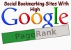 manually creat 120 social bookmarking high quality backlinks