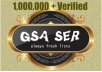 boost Your GSA Ser LpM and VpM with this huge verified list of 1,000,000