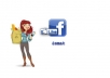 give  1000 facebook like or photo like only 